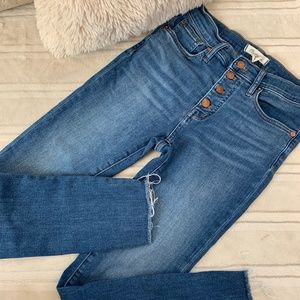 Madewell Midrise Skinny Jeans